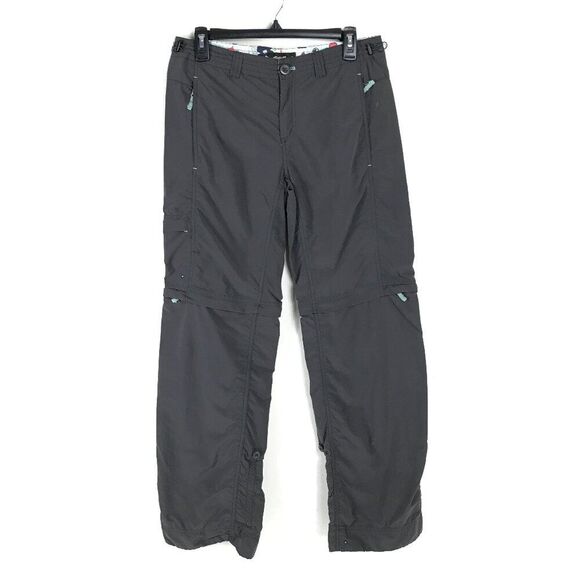 Eddie Bauer Convertible Cargo Trail Pants Women's Size 4 Nylon Hiking Outdoor - Picture 1 of 12